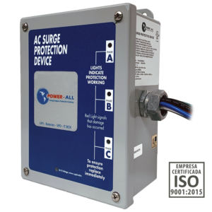 Power-All ACx100M wall-mount surge protection device, 100kA NEMA4