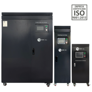 ESTABILIZADOR DE VOLTAJE INDUSTRIAL PA ISS 200 a 500 KVA - PA EIS 180 a 1155 KVA - PA ISC 30 a 150KVA
