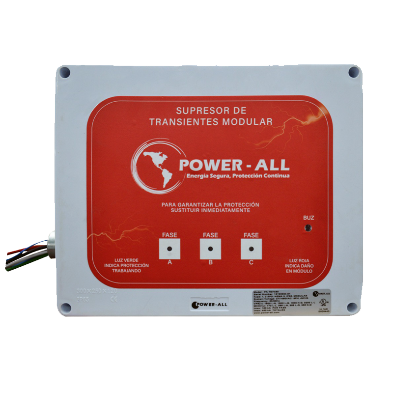 Power-All modular surge protection device with replaceable module