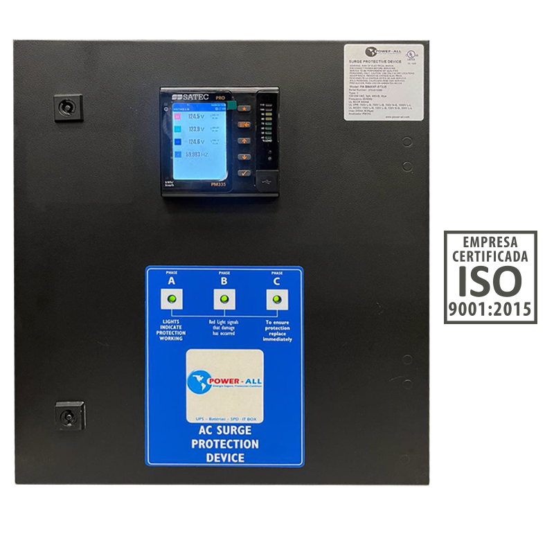 Power-All Meter surge protection device with Modbus monitoring display